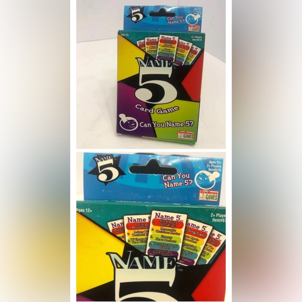 card game   Can you name 5? NEW unopend